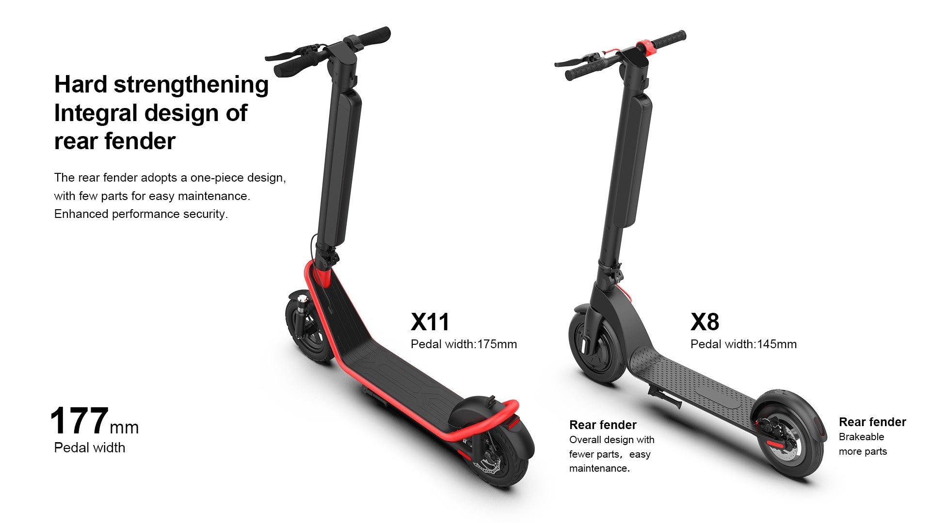 big-two-wheel-foldable-long-battery electric scooter foldable electric scooter