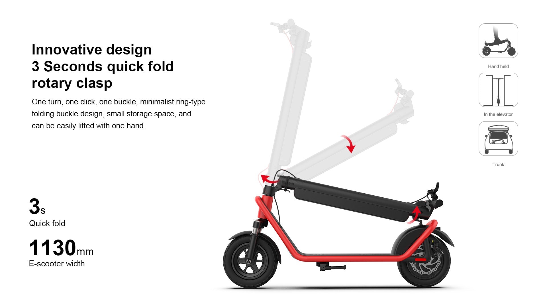 big-two-wheel-foldable-long-battery electric scooter foldable electric scooter