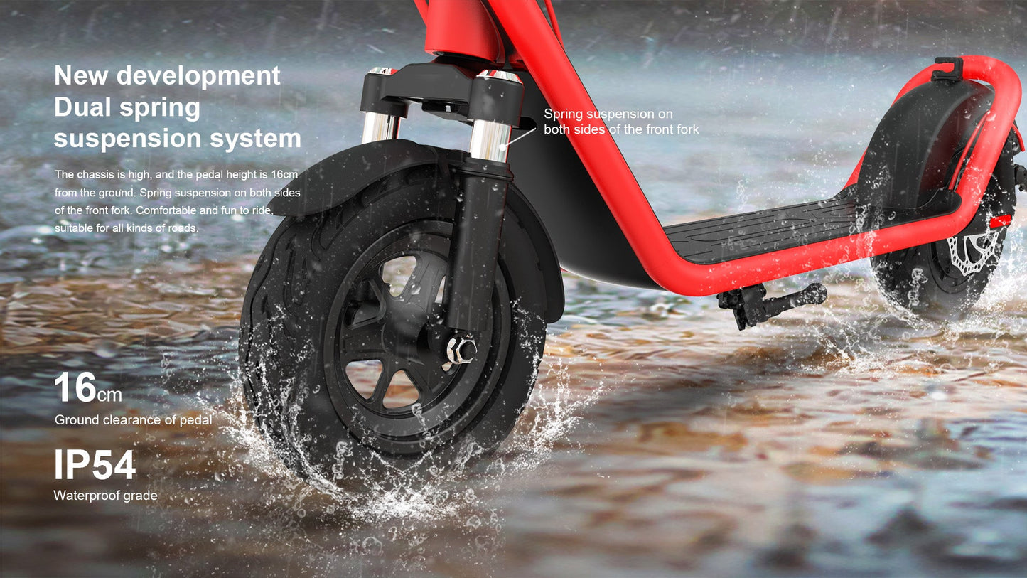 big-two-wheel-foldable-long-battery electric scooter foldable electric scooter