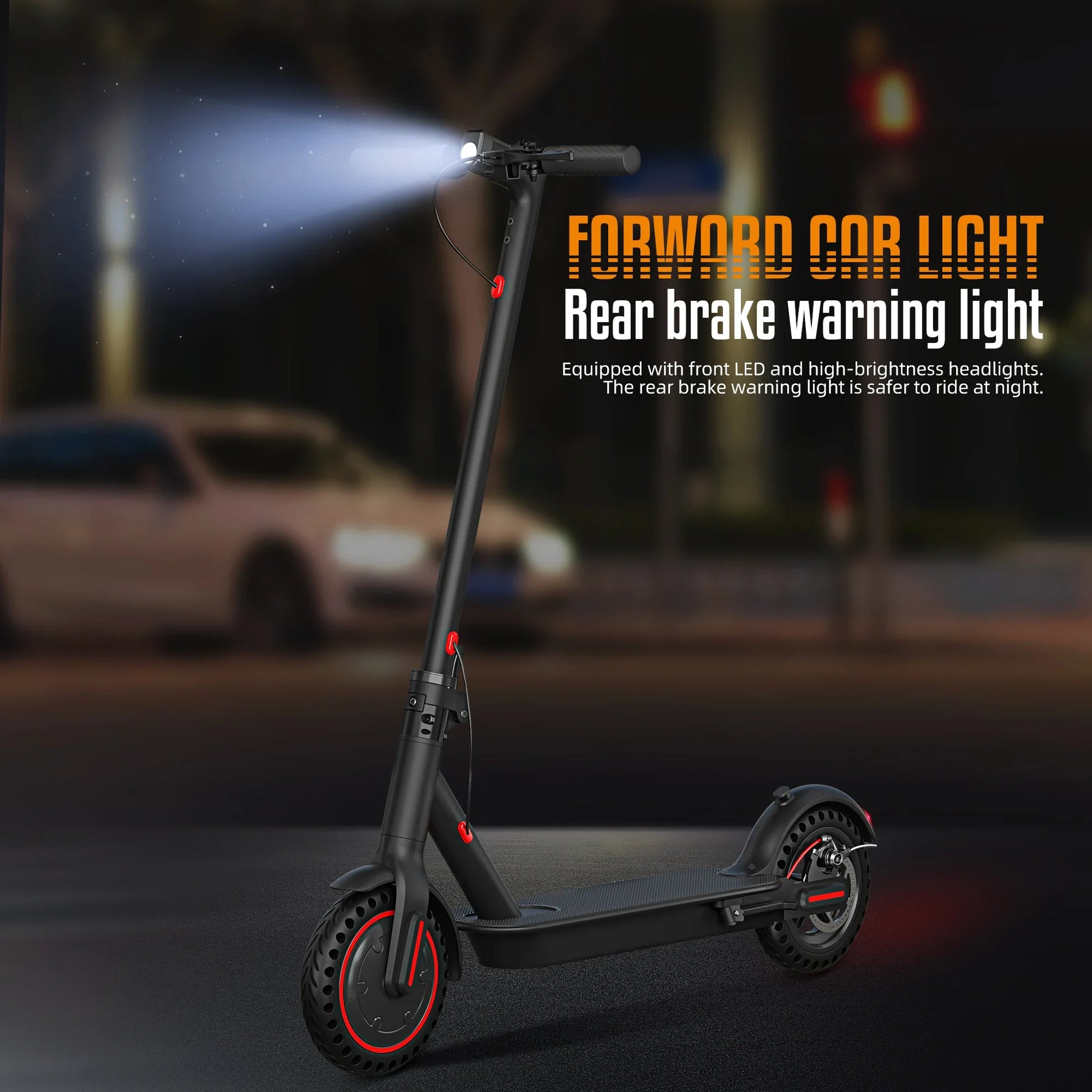 350W Foldable Electric Scooter for Adults Teens,Explosion-proof Tires