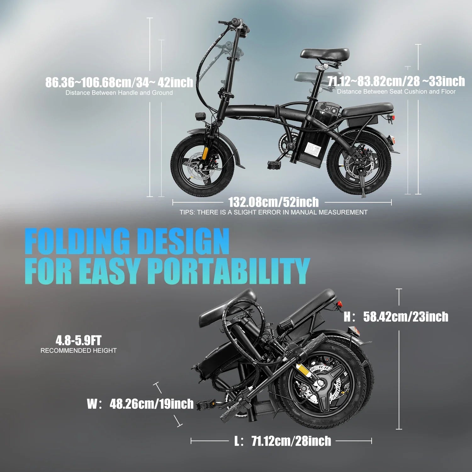 Hezzo Bicycle Foldable Electric Bike Hezzo Bicycle Foldable Electric.