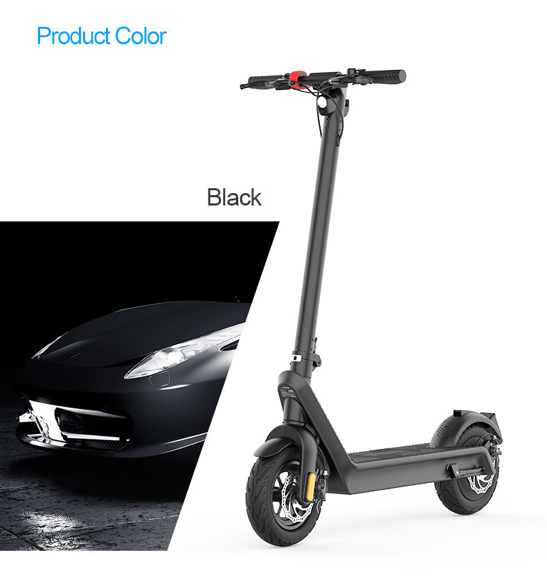 X9-500w 10 Inch Luxury Adult Fast E Scooter With Removable Battery  